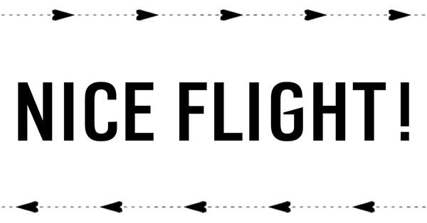 NICE FLIGHT! | テレアサショップONLINE