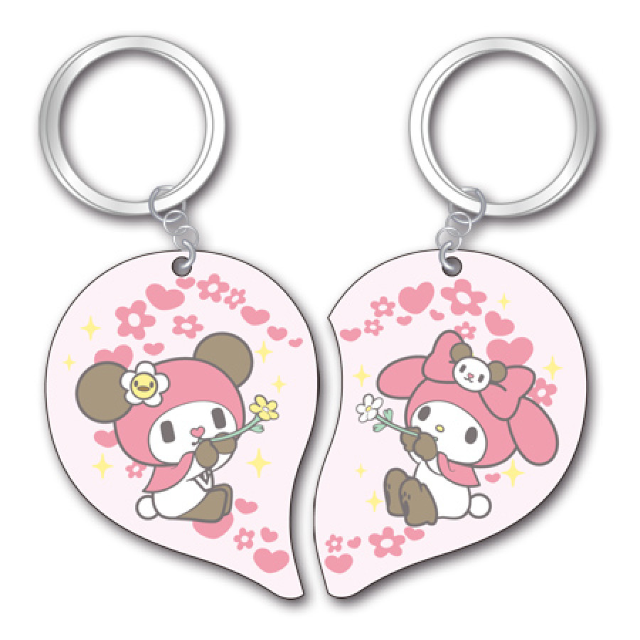 GOEXPANDA&times;MYMELODY ラバーキーホルダー（2個セット）