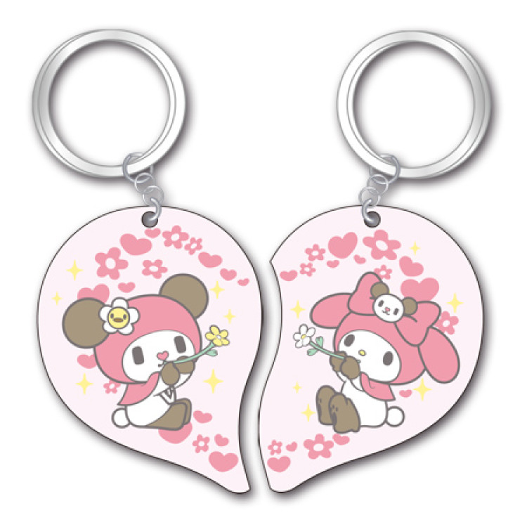 GOEXPANDA&times;MYMELODY ラバーキーホルダー（2個セット）