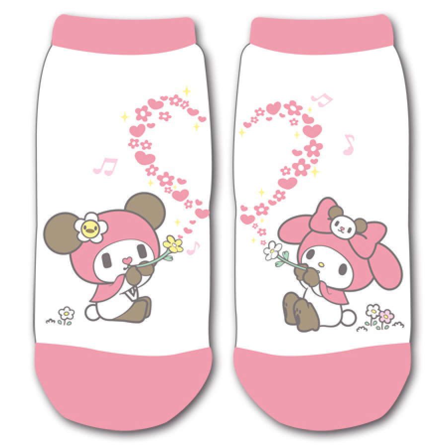 GOEXPANDA&times;MYMELODY アンクルソックス 【 LADIES】