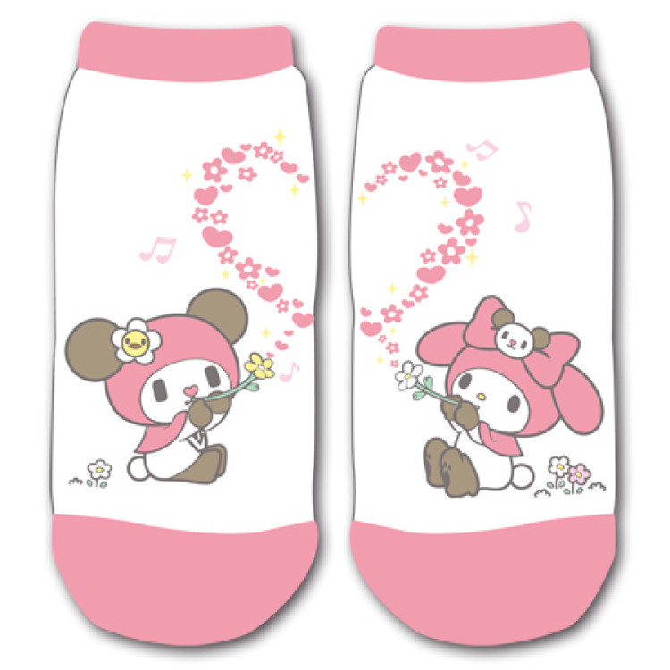 GOEXPANDA&times;MYMELODY アンクルソックス 【 LADIES】
