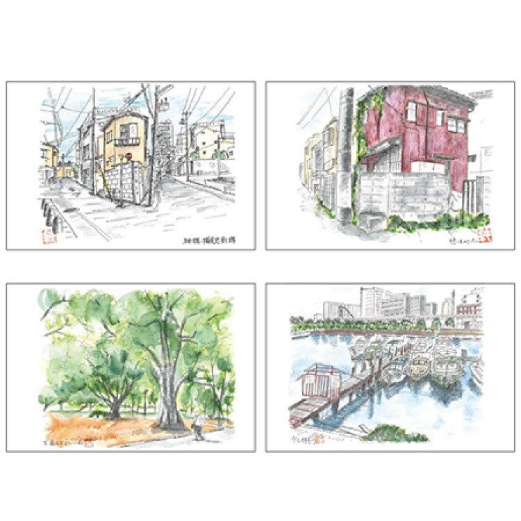 じゅん散歩 ポストカードセット