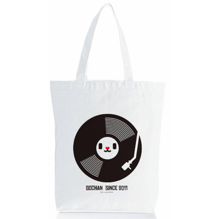 ゴーエクスパンダ トートバッグ(レコード柄)