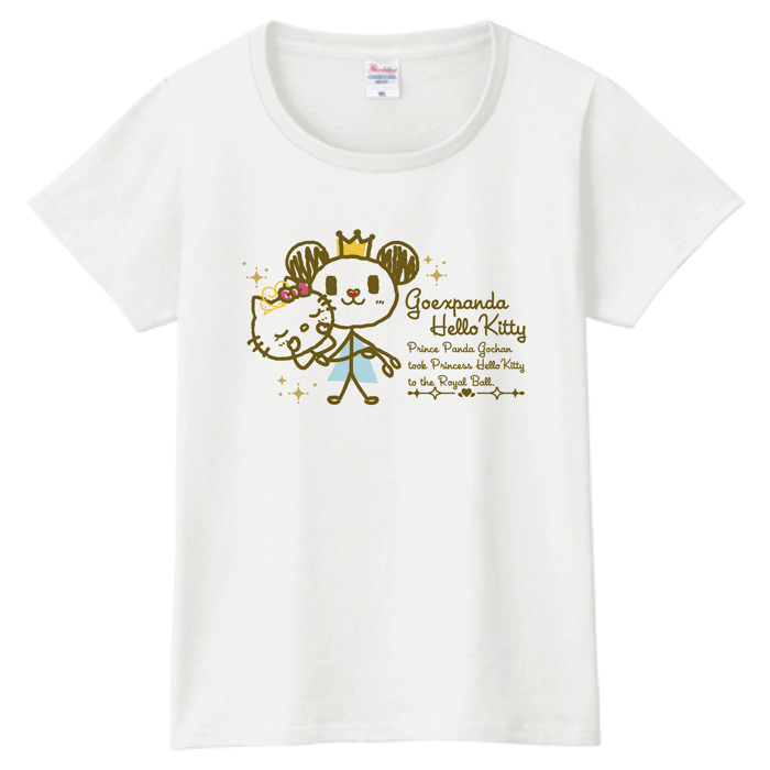 GOEXPANDA&Hello Kitty Tシャツ ～棒プリンス&プリンセス バージョン～