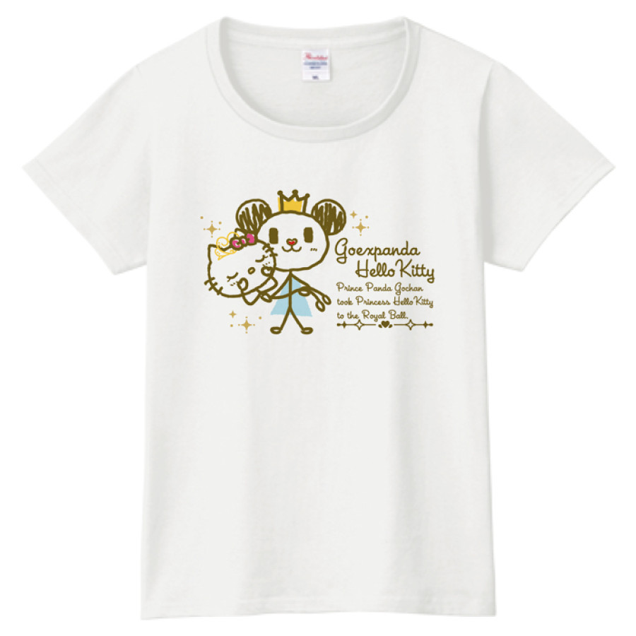 GOEXPANDA&Hello Kitty Tシャツ ～棒プリンス&プリンセス バージョン～