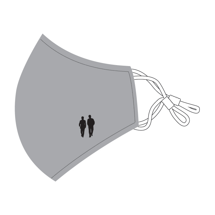 相棒 マスク(グレー)