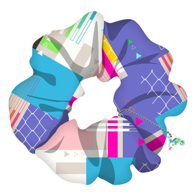 ボーイフレンド降臨！ チャーム付シュシュ