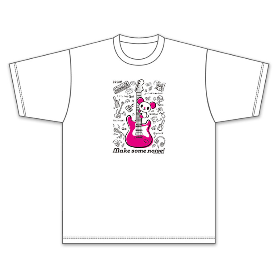 ゴーエクスパンダ ミュージックゴーちゃん。Tシャツ(ホワイト)