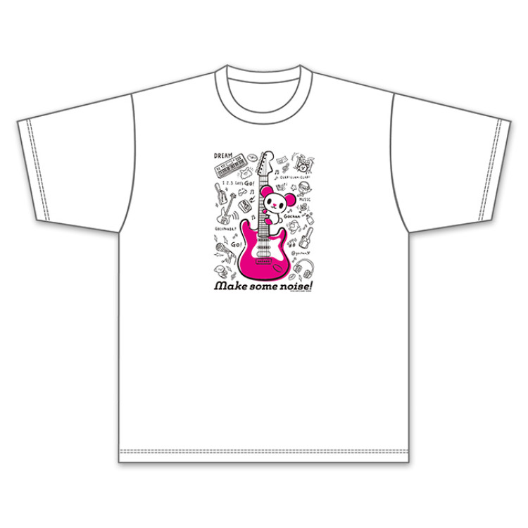 ゴーエクスパンダ ミュージックゴーちゃん。Tシャツ(ホワイト)