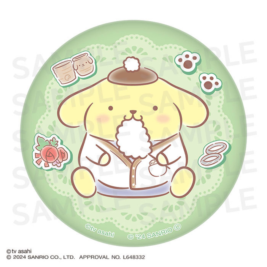 おっさんずラブ&times;サンリオキャラクターズ 缶ミラー(春田・ポムポムプリン)