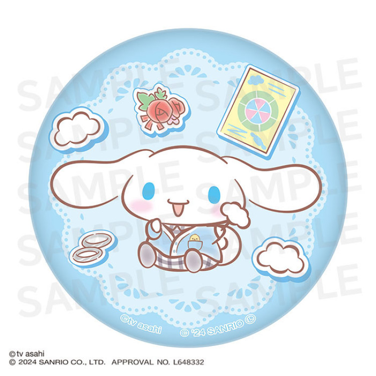 おっさんずラブ&times;サンリオキャラクターズ 缶ミラー(牧・シナモロール)