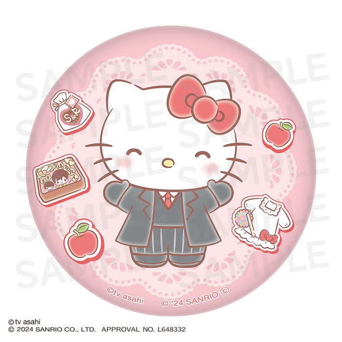 おっさんずラブ&times;サンリオキャラクターズ 缶ミラー(武蔵・ハローキティ)