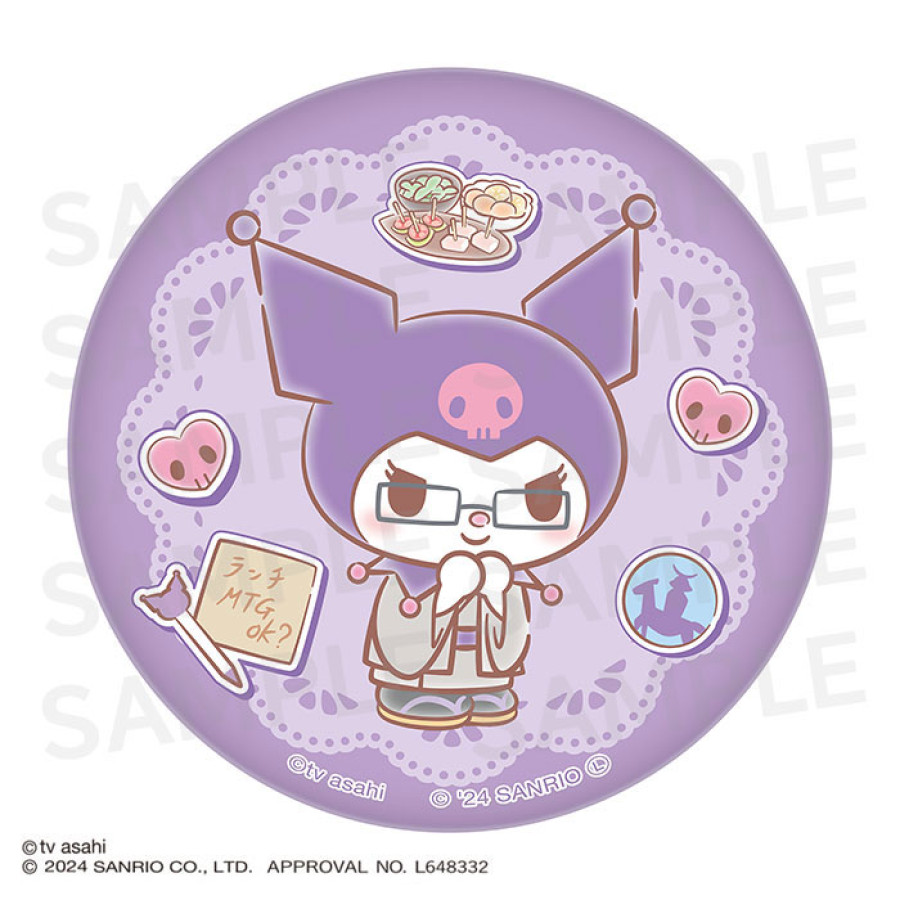 おっさんずラブ&times;サンリオキャラクターズ 缶ミラー(武川・クロミ)