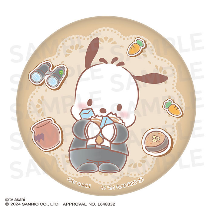 おっさんずラブ&times;サンリオキャラクターズ 缶ミラー(菊之助・ポチャッコ)