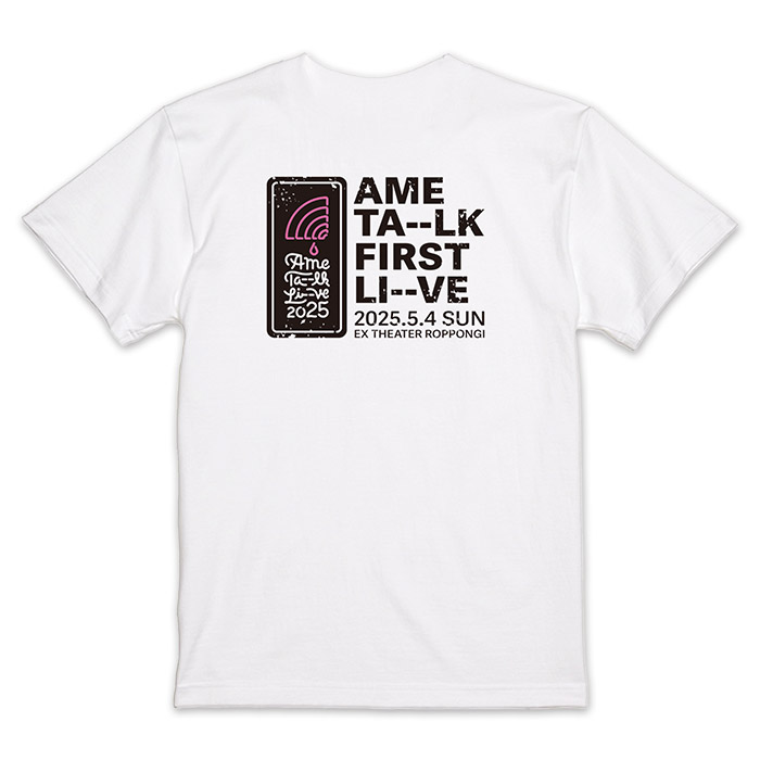 アメトーーク！ AMETA--LK FIRST LI--VE Tシャツ 白