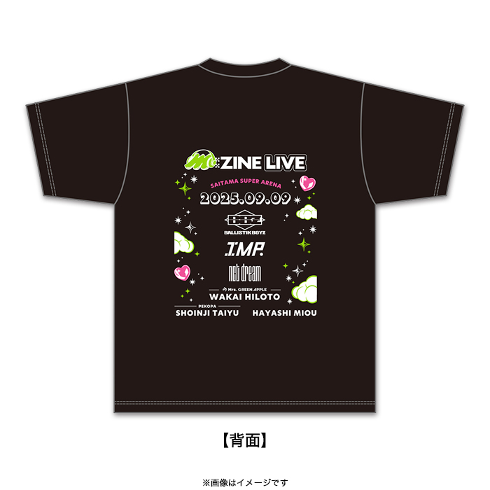 M:ZINE LIVE Tシャツ