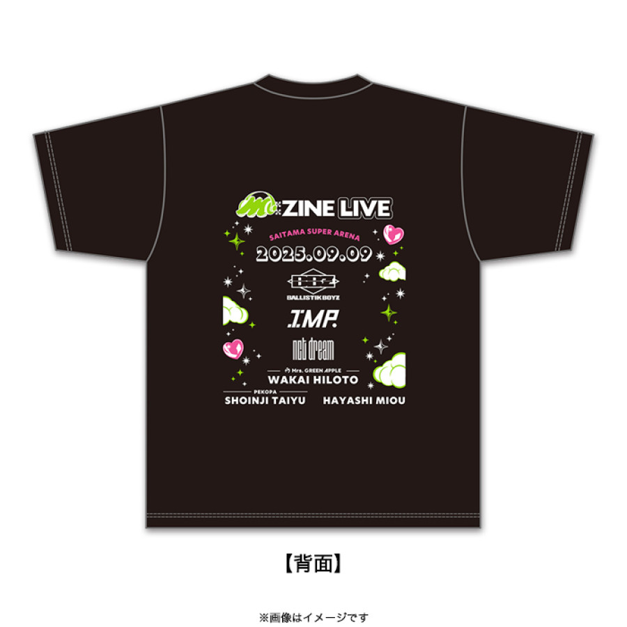 M:ZINE LIVE Tシャツ
