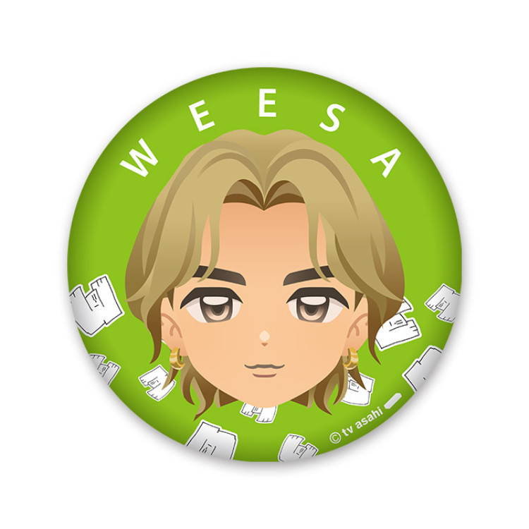 PSYCHIC FEVERの六本木メタメタRADIO おえかき缶バッジ(WEESA)