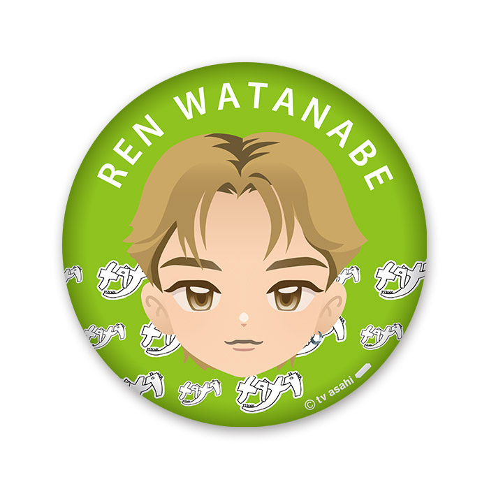 PSYCHIC FEVERの六本木メタメタRADIO おえかき缶バッジ(渡邉廉)