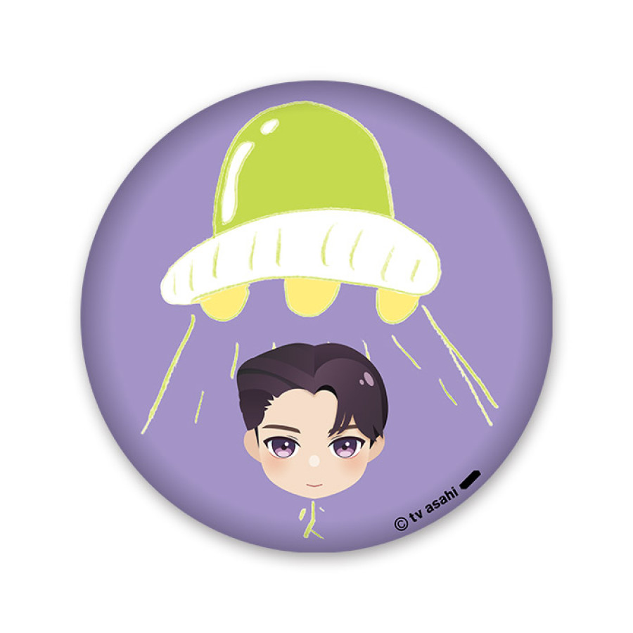 OWVの六本木メタメタRADIO おえかき缶バッジ(中川勝就)