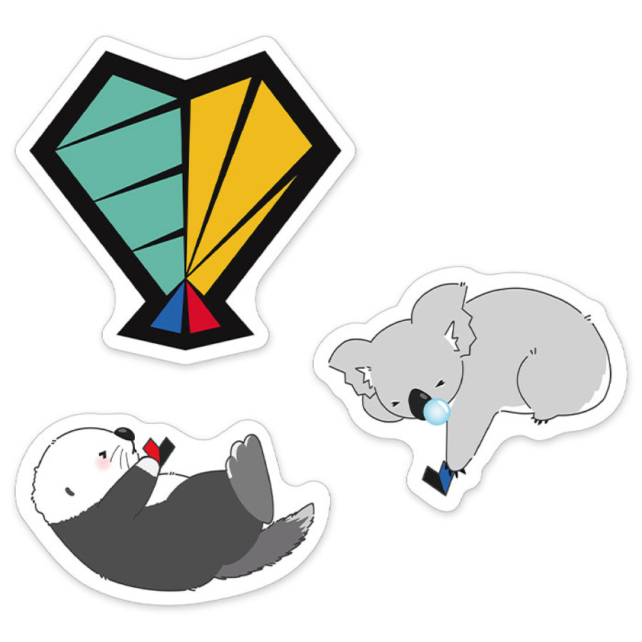 恋する警護24時 season2 ラッコアラ警備保障・合併記念ステッカーセット