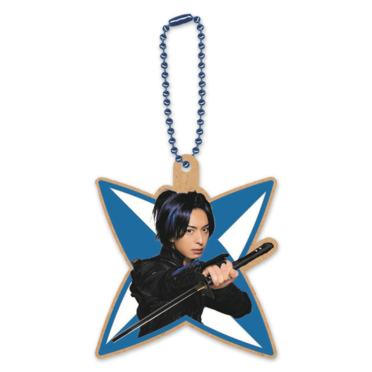 仮面の忍者 赤影 木製キーホルダー(青影)