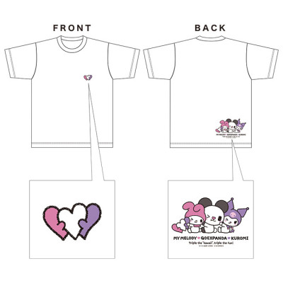 ゴーエクスパンダ♥マイメロディ♥クロミ Tシャツ