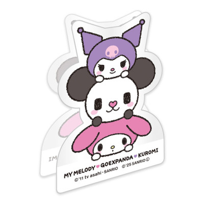 ゴーエクスパンダ♥マイメロディ♥クロミ アクリルクリップ