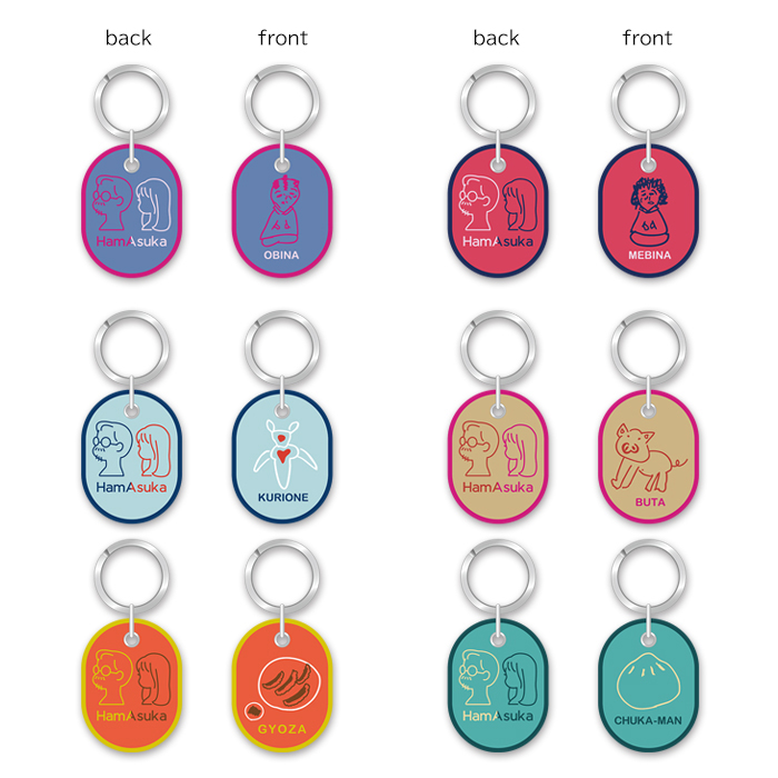 ハマスカ放送部 ランダムワッペンキーホルダー(全6種)