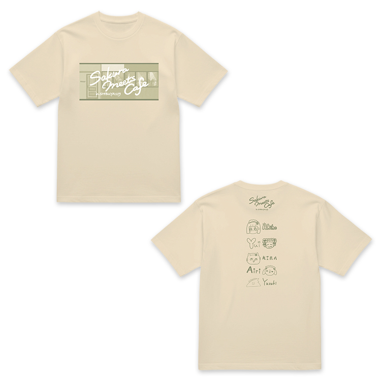 SakuraMeets cafe Tシャツ ベージュ