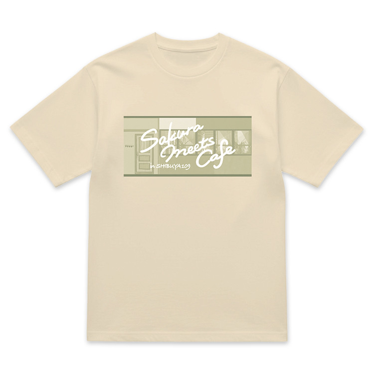 SakuraMeets cafe Tシャツ ベージュ