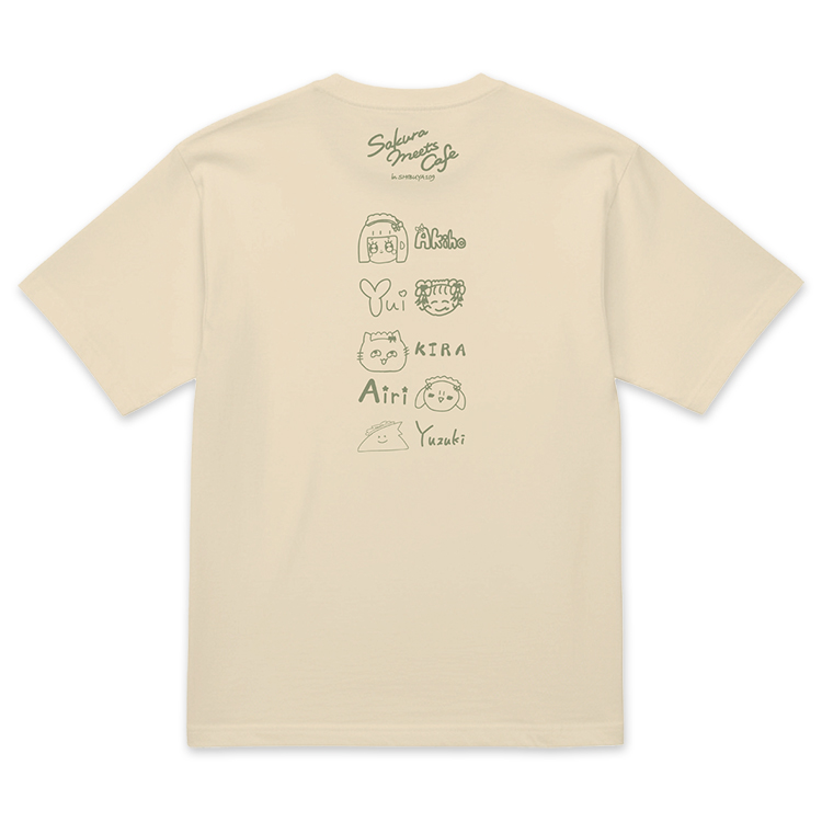 SakuraMeets cafe Tシャツ ベージュ