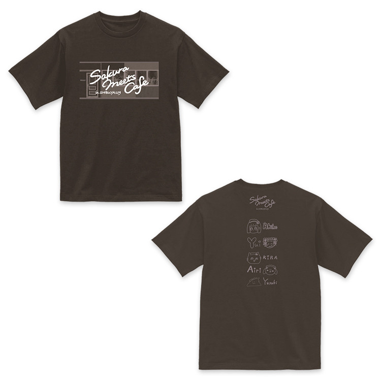 SakuraMeets cafe Tシャツ スミクロ
