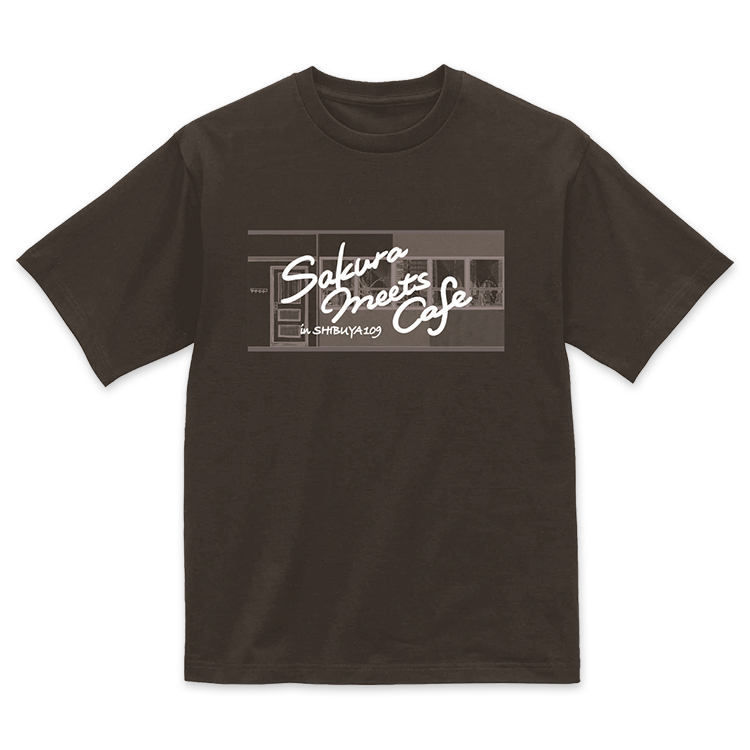 SakuraMeets cafe Tシャツ スミクロ