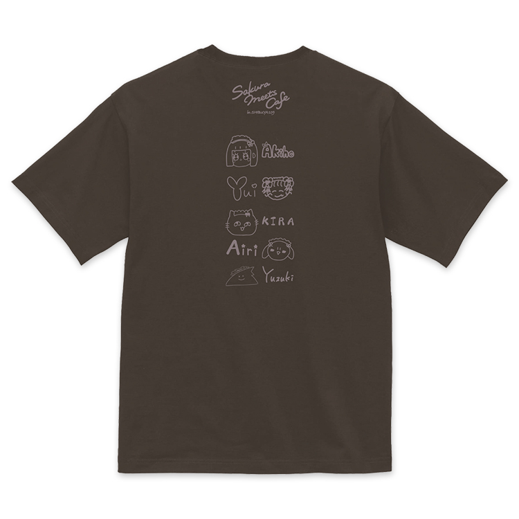 SakuraMeets cafe Tシャツ スミクロ