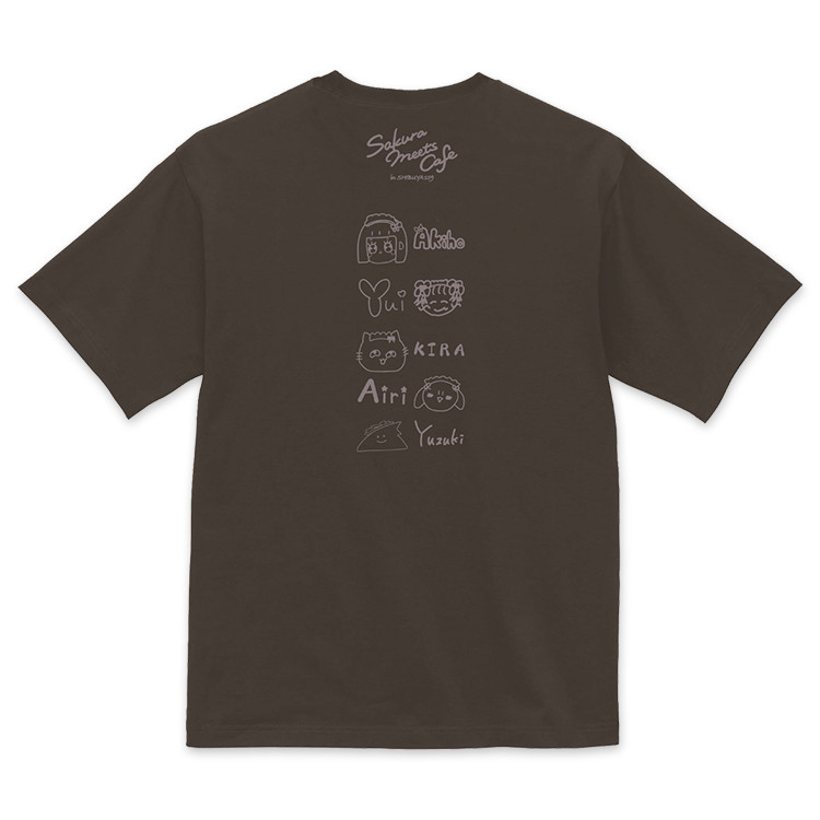 SakuraMeets cafe Tシャツ スミクロ