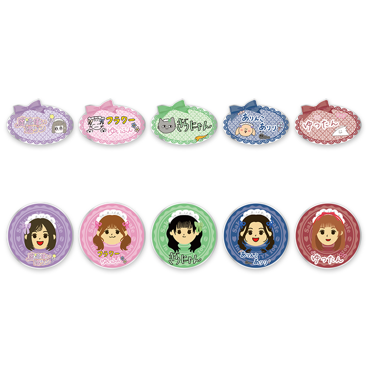 SakuraMeets cafe トレーディングネームバッジ