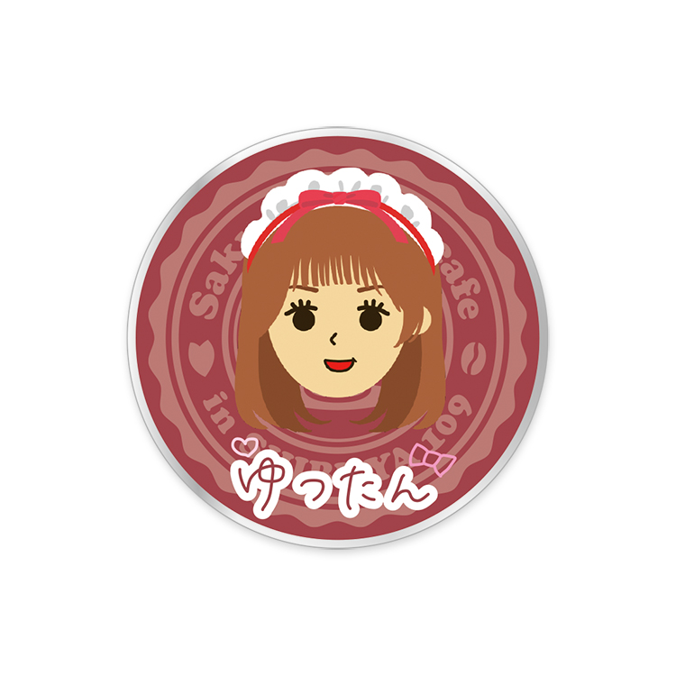 SakuraMeets cafe トレーディングネームバッジ