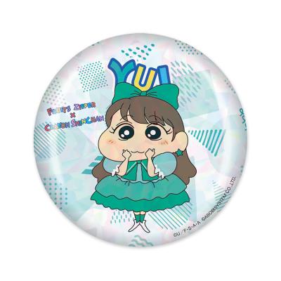 クレヨンしんちゃん×フルーツジッパー ホログラム缶バッジ(櫻井優衣)
