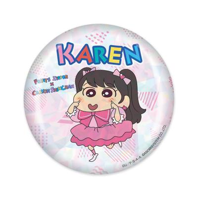 クレヨンしんちゃん×フルーツジッパー ホログラム缶バッジ(松本かれん)