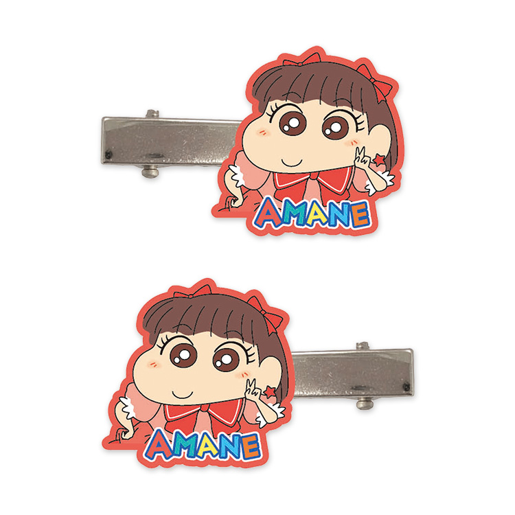 クレヨンしんちゃん&times;フルーツジッパー アクリルヘアクリップ(月足天音)