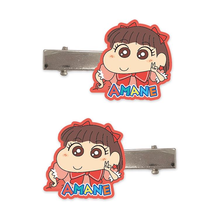 クレヨンしんちゃん&times;フルーツジッパー アクリルヘアクリップ(月足天音)