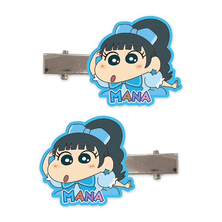 クレヨンしんちゃん&times;フルーツジッパー アクリルヘアクリップ(真中まな)