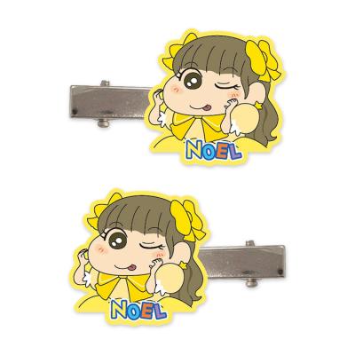 クレヨンしんちゃん×フルーツジッパー アクリルヘアクリップ(早瀬ノエル)