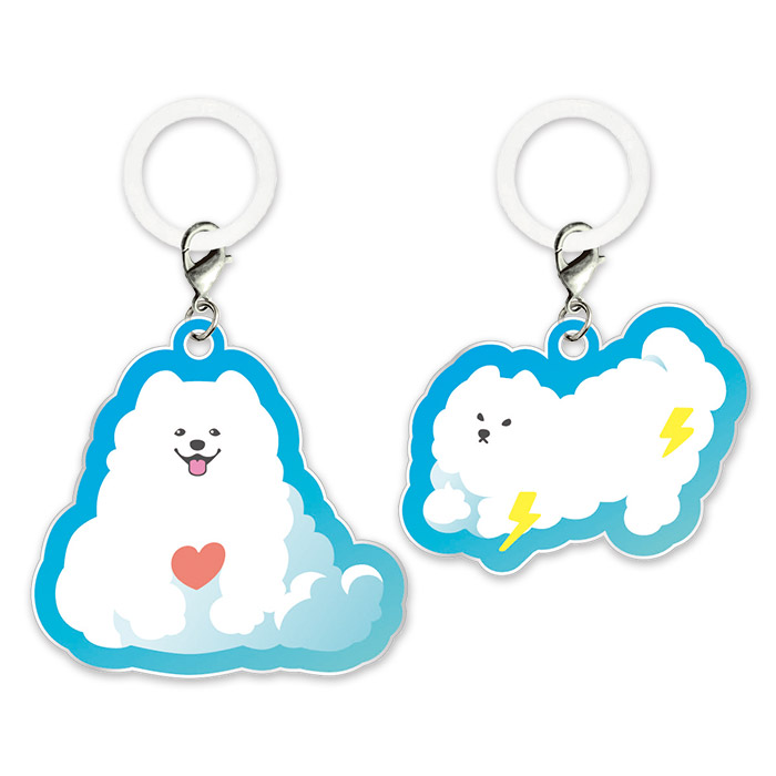 夏色の雲が恋と嵐をまきおこす アクリルチャーム(2個セット)