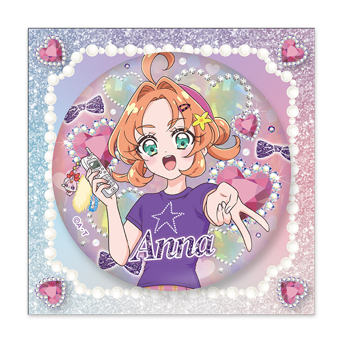 名探偵プリキュア！ おでかけ！プリキュアマルシェ テレビ朝日限定 ホログラム缶バッジ(明智あんな)