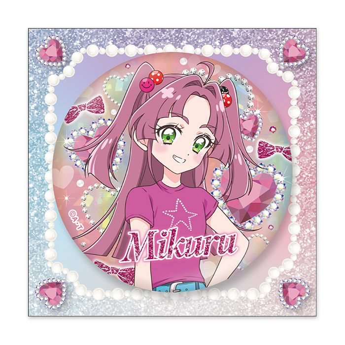 名探偵プリキュア！ おでかけ！プリキュアマルシェ テレビ朝日限定 ホログラム缶バッジ(小林みくる)