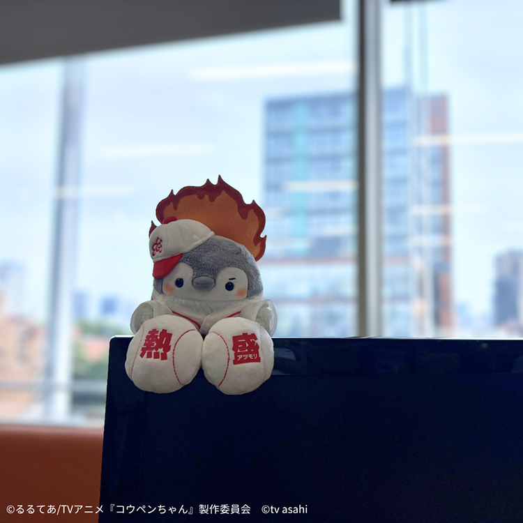 熱盛コウペンちゃんなデスクトップぬいぐるみ