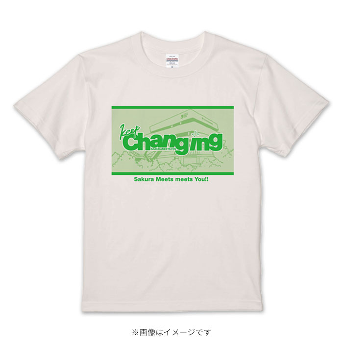 サクラミーツ Keep Changing Tシャツ(増本綺良デザイン)
